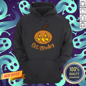 Top Get Spooky Pumpkin Happy Halloween Hoodie