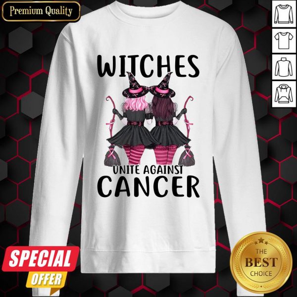 Witchcraft Witches Unite Against Cancer Sweatshirt