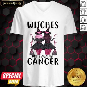 Witchcraft Witches Unite Against Cancer V-neck