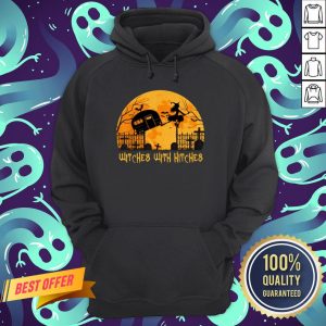 Witches With Hitches Halloween Camping Gift Hoodie