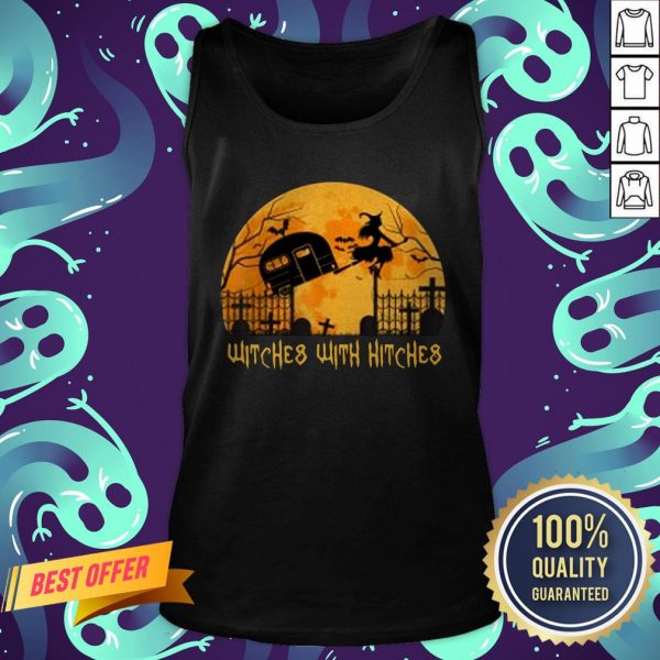 Witches With Hitches Halloween Camping Gift Tank Top