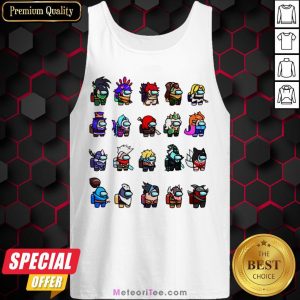 Funny Among Us X League Of Legends Games Tank Top- Design by Meteoritee.com