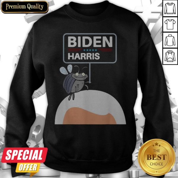 Funny Debate Fly On Mike Pence’s Head For Biden Harris 2020 Sweatshirt