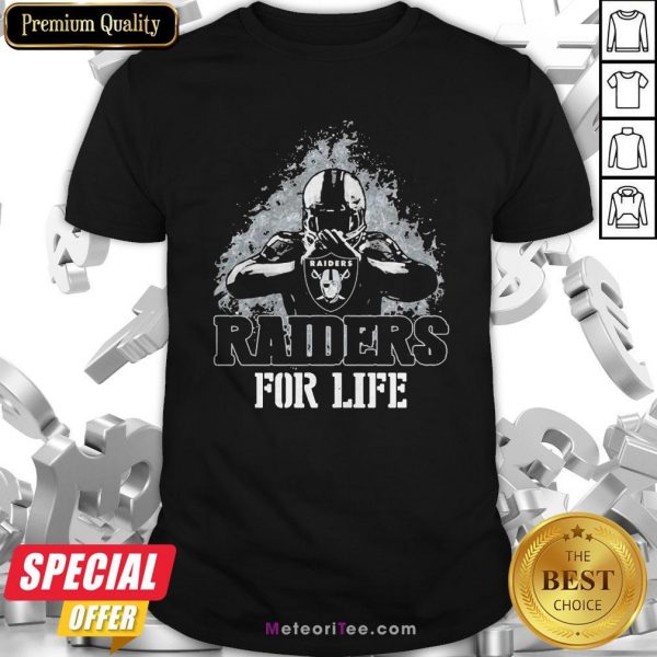 Funny Oklahoma Raiders Football For Life Shirt