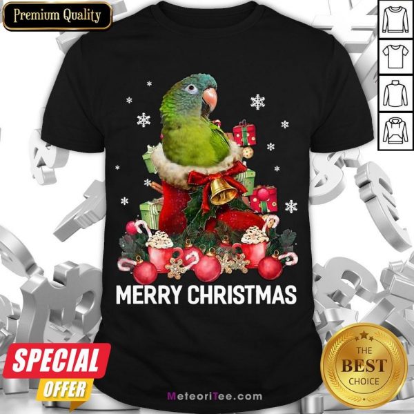 Funny Parrot Ornament Decoration Christmas Tree Tee Xmas Gifts Shirt- Design by Meteoritee.com