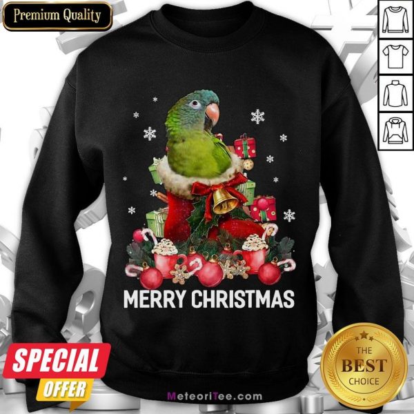 Funny Parrot Ornament Decoration Christmas Tree Tee Xmas Gifts Sweatshirt- Design by Meteoritee.com