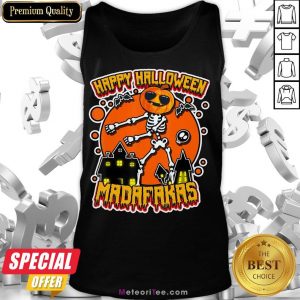 Funny Pew Pew Boo Boo Madafakas Cool Pumpkin Happy Halloween Tank Top- Design by Meteoritee.com