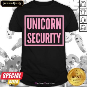 Funny Unicorn Security Halloween Unicorn Parent Shirt- Design by Meteoritee.com