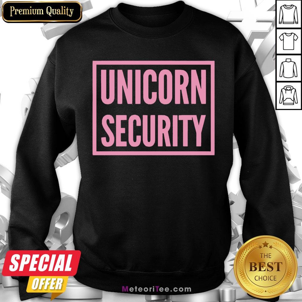 Funny Unicorn Security Halloween Unicorn Parent Sweatshirt- Design by Meteoritee.com