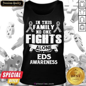 Good No One Fights Alone Eds Awareness Tank Top- Design by Meteoritee.com