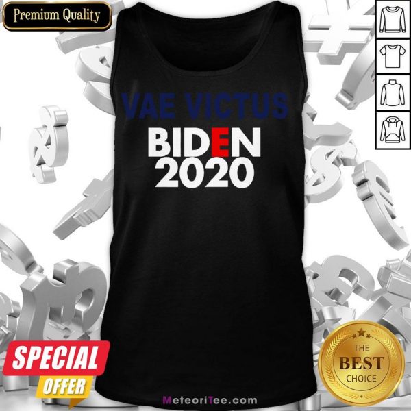 Good Vae Victis Biden 2020 Tank Top- Design by Meteoritee.com