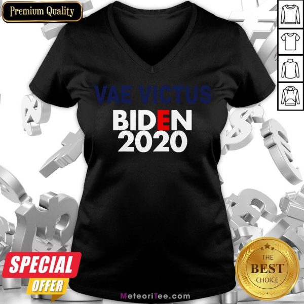 Good Vae Victis Biden 2020 V-neck- Design by Meteoritee.com
