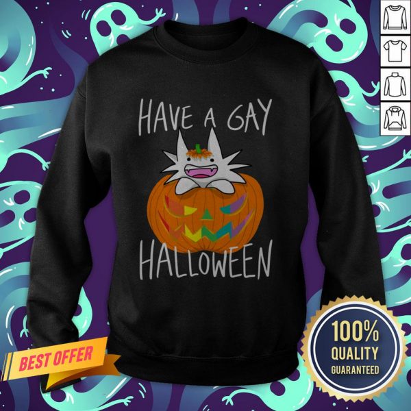 I Have Gay Ghost Pumpkin Halloween Sweatshirt