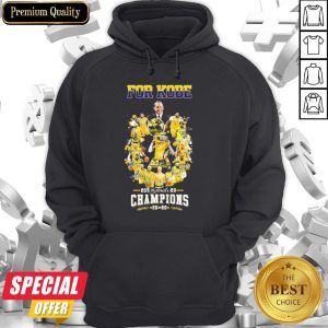Los Angeles Lakers For Kobe 2020 The Finals Champions Hoodie