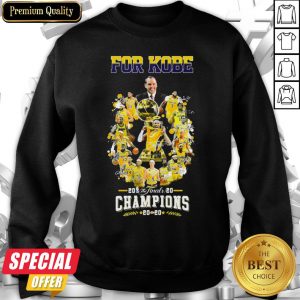 Los Angeles Lakers For Kobe 2020 The Finals Champions Sweatshirt