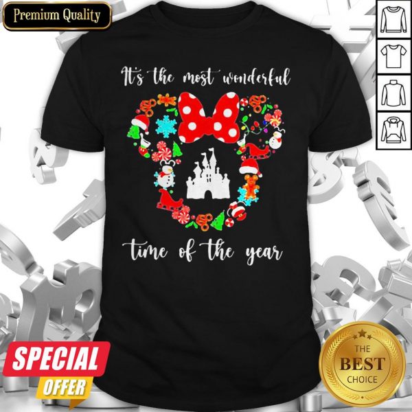 Merry Christmas Disney It’s The Most Wonderful Time Of The Year Shirt