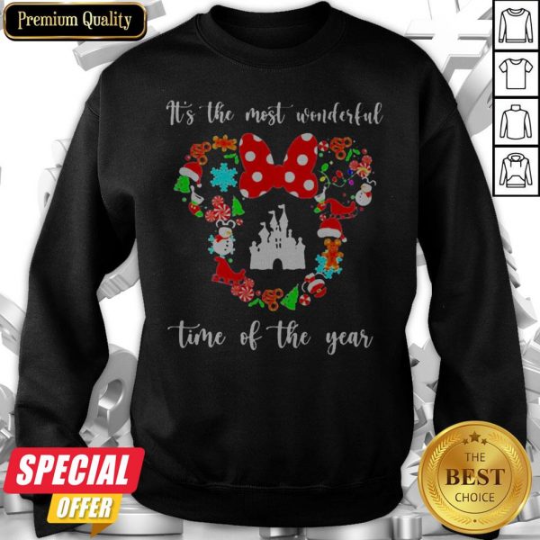 Merry Christmas Disney It’s The Most Wonderful Time Of The Year Sweatshirt