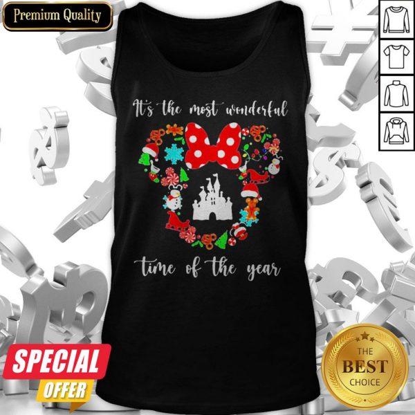 Merry Christmas Disney It’s The Most Wonderful Time Of The Year Tank Top