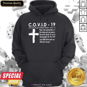 Nice Covid 19 Christ Over Viruses And Infectious Diseases Hoodie- Design by Meteoritee.com