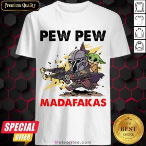 Nice Formal Pew Pew Madafakas The Mandalorian Baby Yd Shirt- Design by Meteoritee.com