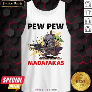 Nice Formal Pew Pew Madafakas The Mandalorian Baby Yd Tank Top- Design by Meteoritee.com