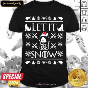 Nice Game Of Thrones Jon Snow Let It Snow Ugly Christmas Shirt- Design by Meteoritee.com