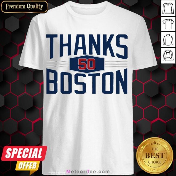 Nice Mookie Betts Thanks Boston 2020 Shirt- Design by Meteoritee.com