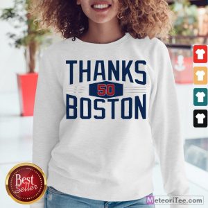 Nice Mookie Betts Thanks Boston 2020 Sweatshirt- Design by Meteoritee.com