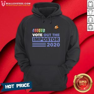 Nice Vote Out The Impostor Among Us 2020 Hoodie- Design by Meteoritee.com