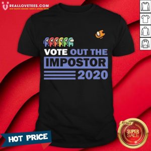 Nice Vote Out The Impostor Among Us 2020 Shirt- Design by Meteoritee.com