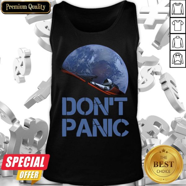 Official Don’t Panic Starman Essential Tank Top