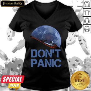 Official Don’t Panic Starman Essential V-neck