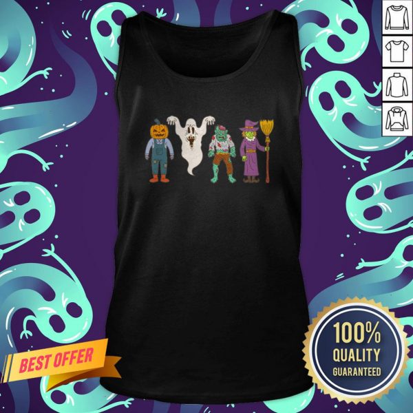 Party Friends Character Happy Halloween Tank Top
