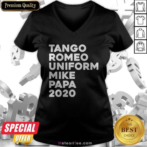 Tango Romeo Uniform Mike Papa 2020 V-neck