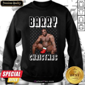 Barry Wood Merchandise Ugly Christmas Sweatshirt - Design By Meteoritee.com