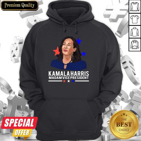 Awesome Madam Vice President Kamala Harris Short-Sleeve Hoodie