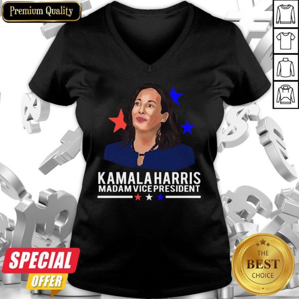 Awesome Madam Vice President Kamala Harris Short-Sleeve V-neck