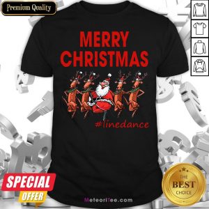 Awesome Santa Clau Merry Christmas Line Dancing Shirt