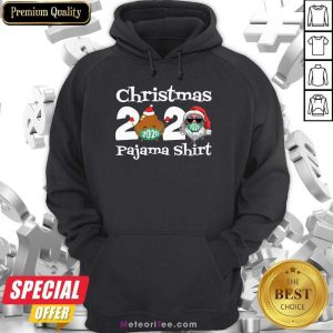 Christmas 2020 Poop And Santa Clause Face Mask Pajama Family Matching Xmas Hoodie