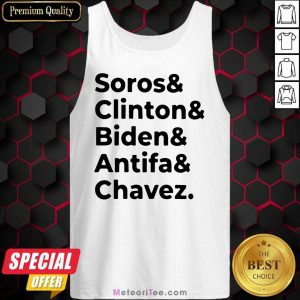 Soros Clinton Biden Antifa Chavez Tank Top - Design By Meteoritee.com