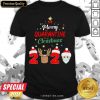 Nice Merry Chrismas Quarantine 2020 Santa Claus Shirt