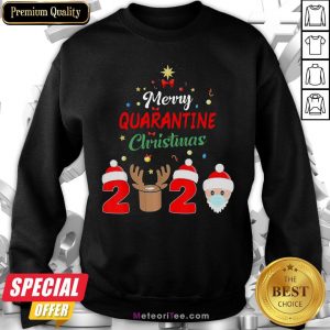 Nice Merry Chrismas Quarantine 2020 Santa Claus Sweatshirt