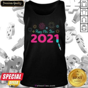 Official Happy New Year 2021 Mask Tank Top