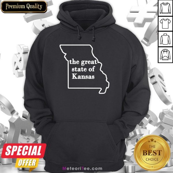 Official The Great State Of Kansas Missouri Hoodie
