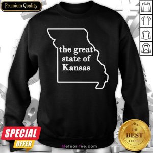 Official The Great State Of Kansas Missouri Sweatshirt