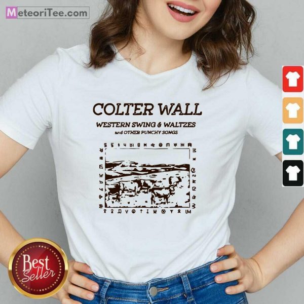 Colter Wall Western Swing And Waltzes And Other Punchy Songs V-neck - Design By Meteoritee.com
