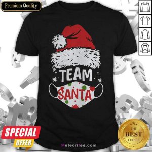 Team Santa Face Mask Christmas 2020 Cost Shirt - Design By Meteoritee.com