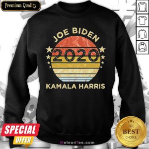We Did It Joe Biden Kamala Harris Election 2020 46 President Vintage Retro Sweatshirt