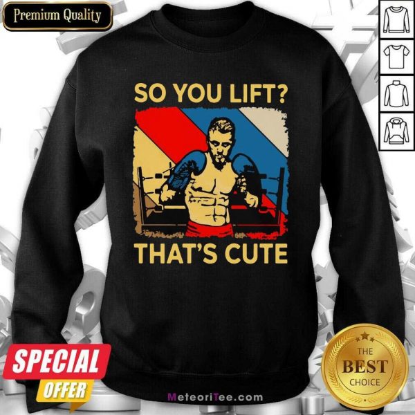 Boxing So You Lift That’s Cute Vintage Sweatshirt - Design By Meteoritee.com