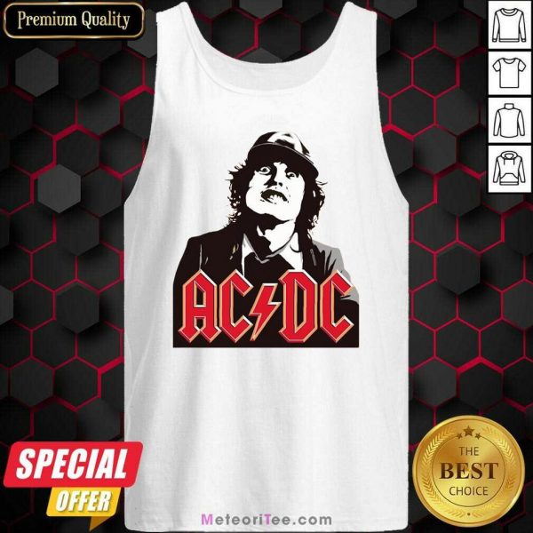 Classic Rock Magazine Ac Dc Tank Top- Design By Meteoritee.com